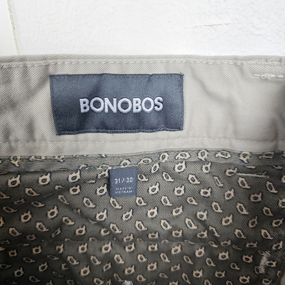 Bonobos Tailored Slim Fit Chino Khakis Men Size 31 x 30 - Picture 8 of 9